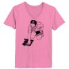 Ladies ComfortSoft ® V Neck Tee Thumbnail