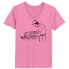 Ladies ComfortSoft ® V Neck Tee Thumbnail