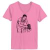 Ladies ComfortSoft ® V Neck Tee Thumbnail