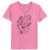 Ladies ComfortSoft ® V Neck Tee Thumbnail