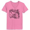 Ladies ComfortSoft ® V Neck Tee Thumbnail