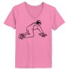 Ladies ComfortSoft ® V Neck Tee Thumbnail