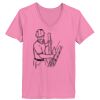 Ladies ComfortSoft ® V Neck Tee Thumbnail