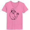 Ladies ComfortSoft ® V Neck Tee Thumbnail