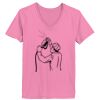 Ladies ComfortSoft ® V Neck Tee Thumbnail