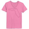 Ladies ComfortSoft ® V Neck Tee Thumbnail