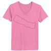 Ladies ComfortSoft ® V Neck Tee Thumbnail