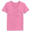 Ladies ComfortSoft ® V Neck Tee Thumbnail