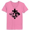 Ladies ComfortSoft ® V Neck Tee Thumbnail