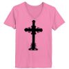 Ladies ComfortSoft ® V Neck Tee Thumbnail