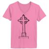 Ladies ComfortSoft ® V Neck Tee Thumbnail