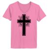 Ladies ComfortSoft ® V Neck Tee Thumbnail