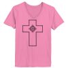 Ladies ComfortSoft ® V Neck Tee Thumbnail