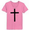 Ladies ComfortSoft ® V Neck Tee Thumbnail