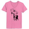 Ladies ComfortSoft ® V Neck Tee Thumbnail