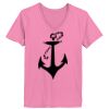 Ladies ComfortSoft ® V Neck Tee Thumbnail