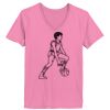 Ladies ComfortSoft ® V Neck Tee Thumbnail