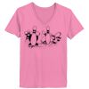 Ladies ComfortSoft ® V Neck Tee Thumbnail