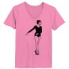 Ladies ComfortSoft ® V Neck Tee Thumbnail