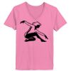 Ladies ComfortSoft ® V Neck Tee Thumbnail