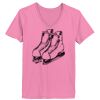 Ladies ComfortSoft ® V Neck Tee Thumbnail