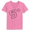 Ladies ComfortSoft ® V Neck Tee Thumbnail