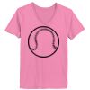 Ladies ComfortSoft ® V Neck Tee Thumbnail