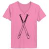 Ladies ComfortSoft ® V Neck Tee Thumbnail