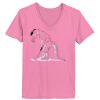 Ladies ComfortSoft ® V Neck Tee Thumbnail