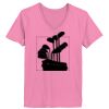 Ladies ComfortSoft ® V Neck Tee Thumbnail