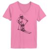 Ladies ComfortSoft ® V Neck Tee Thumbnail