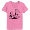 Ladies ComfortSoft ® V Neck Tee Thumbnail