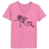 Ladies ComfortSoft ® V Neck Tee Thumbnail