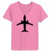 Ladies ComfortSoft ® V Neck Tee Thumbnail