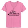 Ladies ComfortSoft ® V Neck Tee Thumbnail