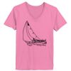 Ladies ComfortSoft ® V Neck Tee Thumbnail