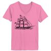 Ladies ComfortSoft ® V Neck Tee Thumbnail