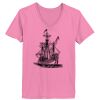 Ladies ComfortSoft ® V Neck Tee Thumbnail