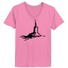 Ladies ComfortSoft ® V Neck Tee Thumbnail