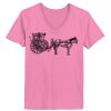 Ladies ComfortSoft ® V Neck Tee Thumbnail