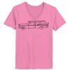 Ladies ComfortSoft ® V Neck Tee Thumbnail