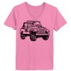 Ladies ComfortSoft ® V Neck Tee Thumbnail