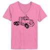 Ladies ComfortSoft ® V Neck Tee Thumbnail