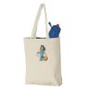 11L Canvas Tote with Contrast-Color Handles Thumbnail