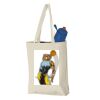 11L Canvas Tote with Contrast-Color Handles Thumbnail