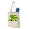 11L Canvas Tote with Contrast-Color Handles Thumbnail