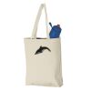 11L Canvas Tote with Contrast-Color Handles Thumbnail