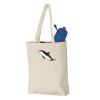 11L Canvas Tote with Contrast-Color Handles Thumbnail