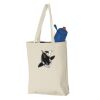 11L Canvas Tote with Contrast-Color Handles Thumbnail