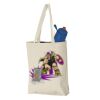 11L Canvas Tote with Contrast-Color Handles Thumbnail